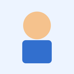 Synthetic test input: a peach circle above a blue rectangle